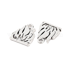 Flame Tibetan Style Alloy Pendants&nbsp;TIBEP-S295-40AS-RS