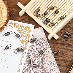 20Pcs Stainless Steel Coil Cord Ends&nbsp;STAS-FH0002-39