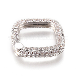 Brass Spring Gate Rings&nbsp;KK-D159-23P