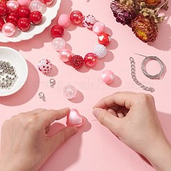 DIY Bubblegum Bracelet Pendant Decoration Making Kit for Valentine's Day&nbsp;DIY-CJC0007-02