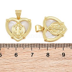 Brass Shell Pendants&nbsp;CU-CBA9482-05G-04