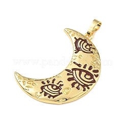 Brass Enamel Pendants&nbsp;KK-A303-03G-03