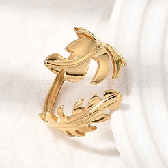 304 Stainless Steel Cuff Open Rings for Women&nbsp;SA-CBA7062-20G
