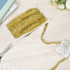 25 Yards Polyester Filigree Sparkle Tinsel Hanging Garland&nbsp;DIY-CY0001-97C