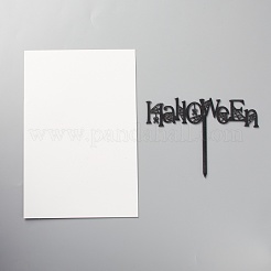 Acrylic Halloween Theme Word Cake Insert Card Decoration&nbsp;DIY-H109-15