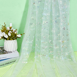 Nylon Butterfly Pattern Fabric&nbsp;DIY-WH0678-91C