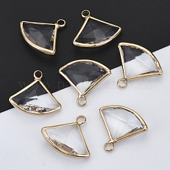 Transparent Glass Pendants&nbsp;GLAA-N038-12A