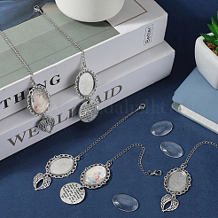 Wing & Flat Round Alloy & Brass Doctoral Cap Graduation Hanging Pendants&nbsp;HJEW-SP00002