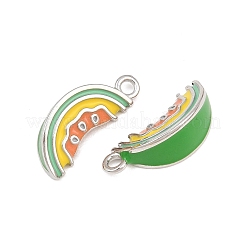Brass Enamel Pendants&nbsp;KK-CBA6818-09P