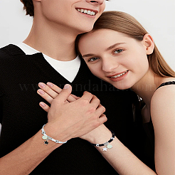 1Bag 2 Colors Alloy Enamel Charm Bracelets Set&nbsp;BJEW-LP0002-76