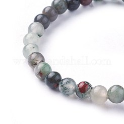Natural African Bloodstone Beads Stretch Bracelets&nbsp;BJEW-F380-01-A01