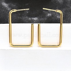 201 Stainless Steel Stud Earrings&nbsp;EJEW-I245-18E