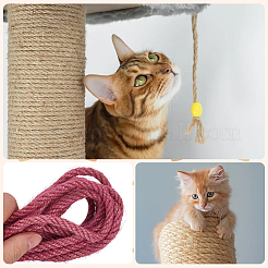 50M Round Twisted Jute Cord&nbsp;OCOR-WH20006-14A