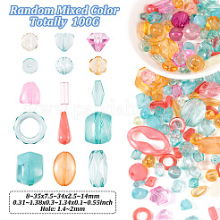 100G Transparent Acrylic Beads&nbsp;MACR-TA0001-54