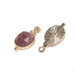 Natural Amethyst Faceted Pendans&nbsp;KK-L218-003G-02
