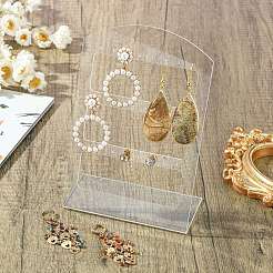 Organic Glass Earring Display Racks&nbsp;X-EDIS-N001-02B