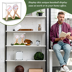 Baseball Bat Baseball Display Stand Set&nbsp;DIY-GA0006-45