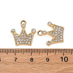Alloy Rhinestone Pendants&nbsp;PALLOY-S052-03G-A
