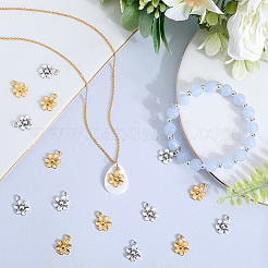 100Pcs 2 Colors Tibetan Style Alloy Charms&nbsp;FIND-SC0010-74