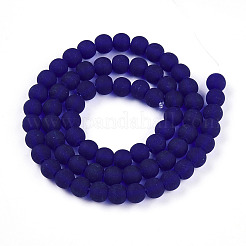 Transparent Glass Beads Strands&nbsp;GLAA-T032-T6mm-MD15