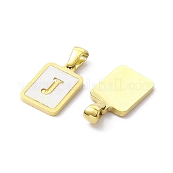 Ion Plating(IP) 304 Stainless Steel Pave Shell Pendants&nbsp;X-STAS-G327-01G-J