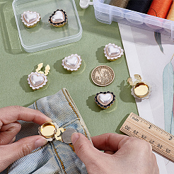 8Pcs 2 Styles Alloy Cufflinks&nbsp;HJEW-PH02547
