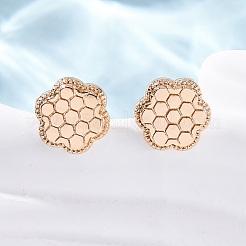 Brass Stud Earrings&nbsp;EJEW-D288-15G