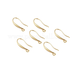 Brass Earring Hooks&nbsp;X-KK-I684-04G-NR