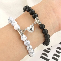 20 Sets 2 Colors Alloy Magnetic Clasps&nbsp;PALLOY-CJ0002-34