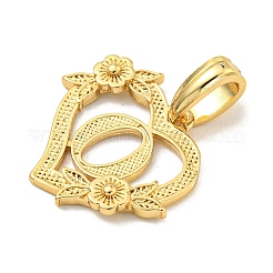 Heart Brass Pendants&nbsp;KK-I714-04G-O