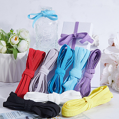 40 Yards 8 Colors Flat Polyester Non-slip Elastic Cord&nbsp;OCOR-GF0003-65