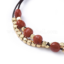 Cowhide Leather Cord Bracelets&nbsp;BJEW-JB04494-04