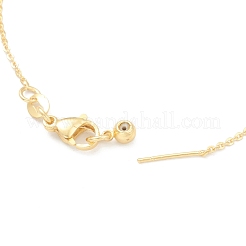 Brass Cable Chain Necklaces Making&nbsp;MAK-H102-01G