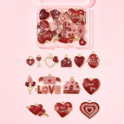28Pcs 14 Styles Alloy Pendants&nbsp;ENAM-FS0002-84