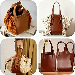 1Pc DIY PU Leather Storage Bags&nbsp;ABAG-CL0001-59B