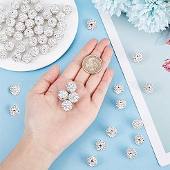 Pave Disco Ball Beads&nbsp;RB-Q195-14mm-001