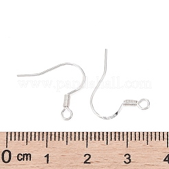 925 Sterling Silver Flat Coil Earwire&nbsp;X-STER-S002-53