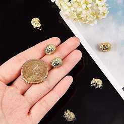Brass Beads&nbsp;KK-AR0001-21G