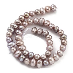 Natural Cultured Freshwater Pearl Beads Strands&nbsp;PEAR-C003-08D