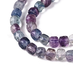 Natural Purple Fluorite Beads Strands&nbsp;G-N342-123