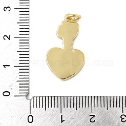 Brass Enamel Pendants&nbsp;KK-C110-35G-01