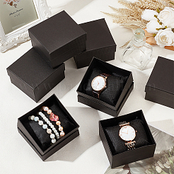 Rectangle Cardboard Jewelry Watch Storage Boxes&nbsp;CON-WH0092-54