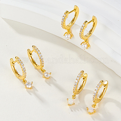 Elegant S925 Silver Earrings with Zirconia&nbsp;PJ3202