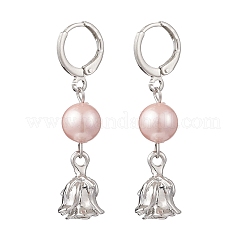 2 Pairs Shell Pearl Leverback Earrings&nbsp;EJEW-JE06865