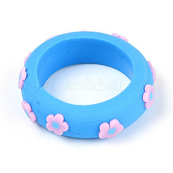 Handmade Polymer Clay Finger Rings&nbsp;CLAY-N013-26