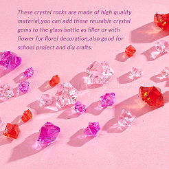 510Pcs 9 Style Transparent Acrylic Beads&nbsp;OACR-GA0001-06