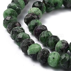 Natural Ruby in Zoisite Beads Strands&nbsp;G-I308-06
