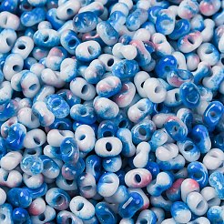 Two Tone Baking Paint Glass Seed Beads&nbsp;SEED-C003-01F