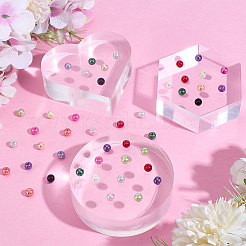 750Pcs 15 Colors Baking Paint Pearlized Glass Pearl Round Beads&nbsp;HY-HY0001-09B