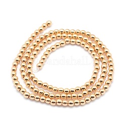 Electroplate Non-magnetic Synthetic Hematite Beads Strands&nbsp;G-L485-01D-LG